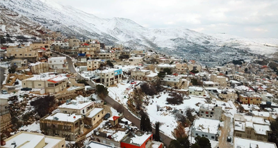 וואו!! מג'דל שמס מושלגת - מהרחפן • צפו