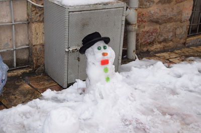בובות השלג של 'מאה שערים'; תיעוד בלבן