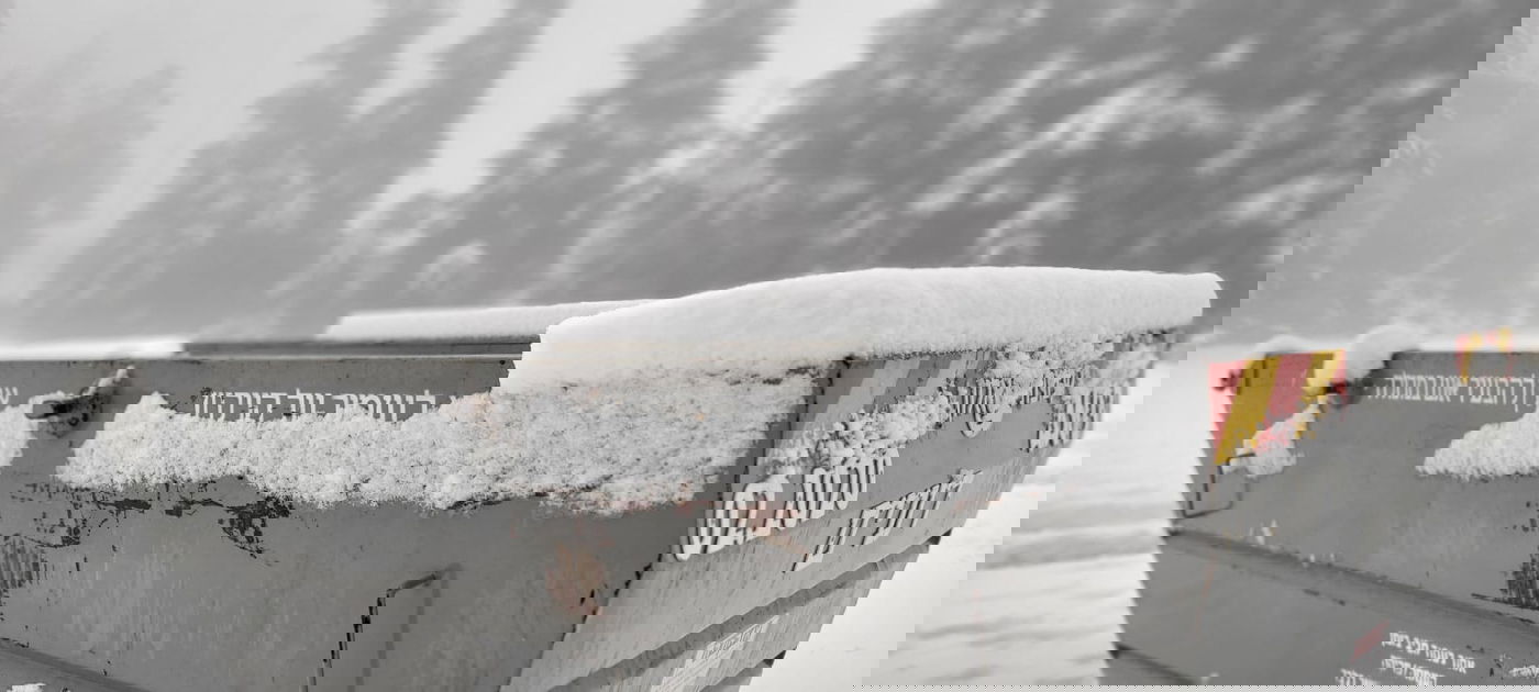 לא חבל שהשלג הולך לפח?