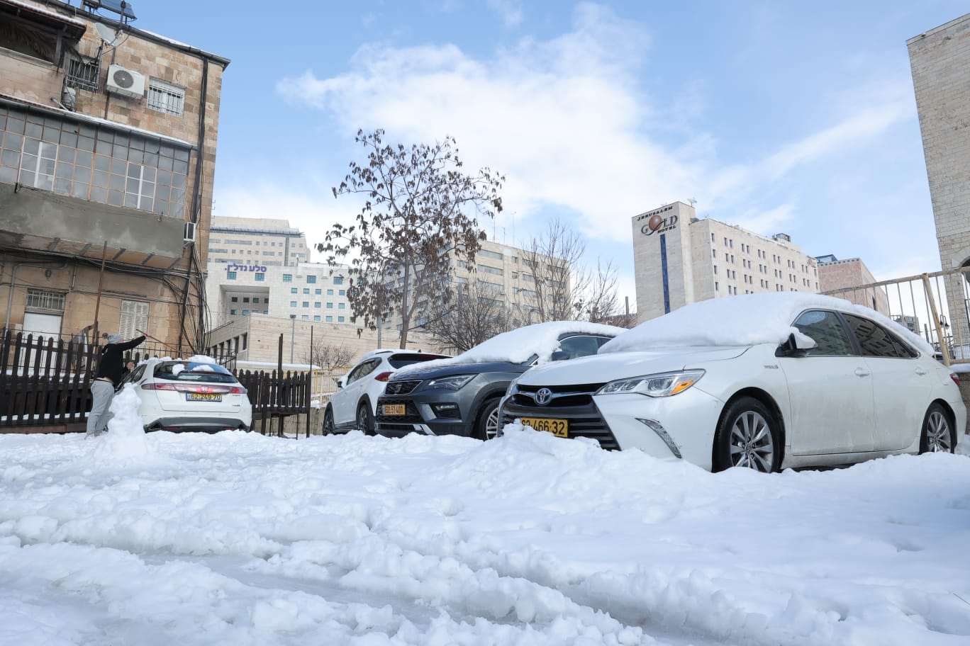 השלג הירושלמי והחגיגה ברחובות; גלריה