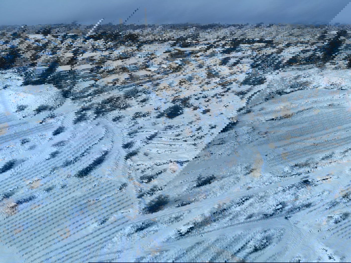 המוני ישראלים קמו לבוקר לבן • עדכונים ממוקדי השלג