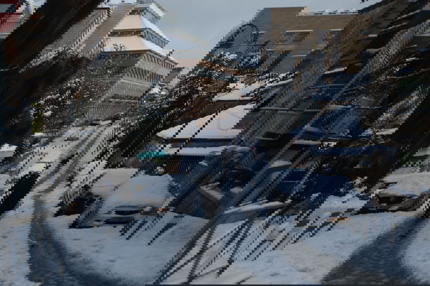 תיעוד: אור ראשון בירושלים המושלגת