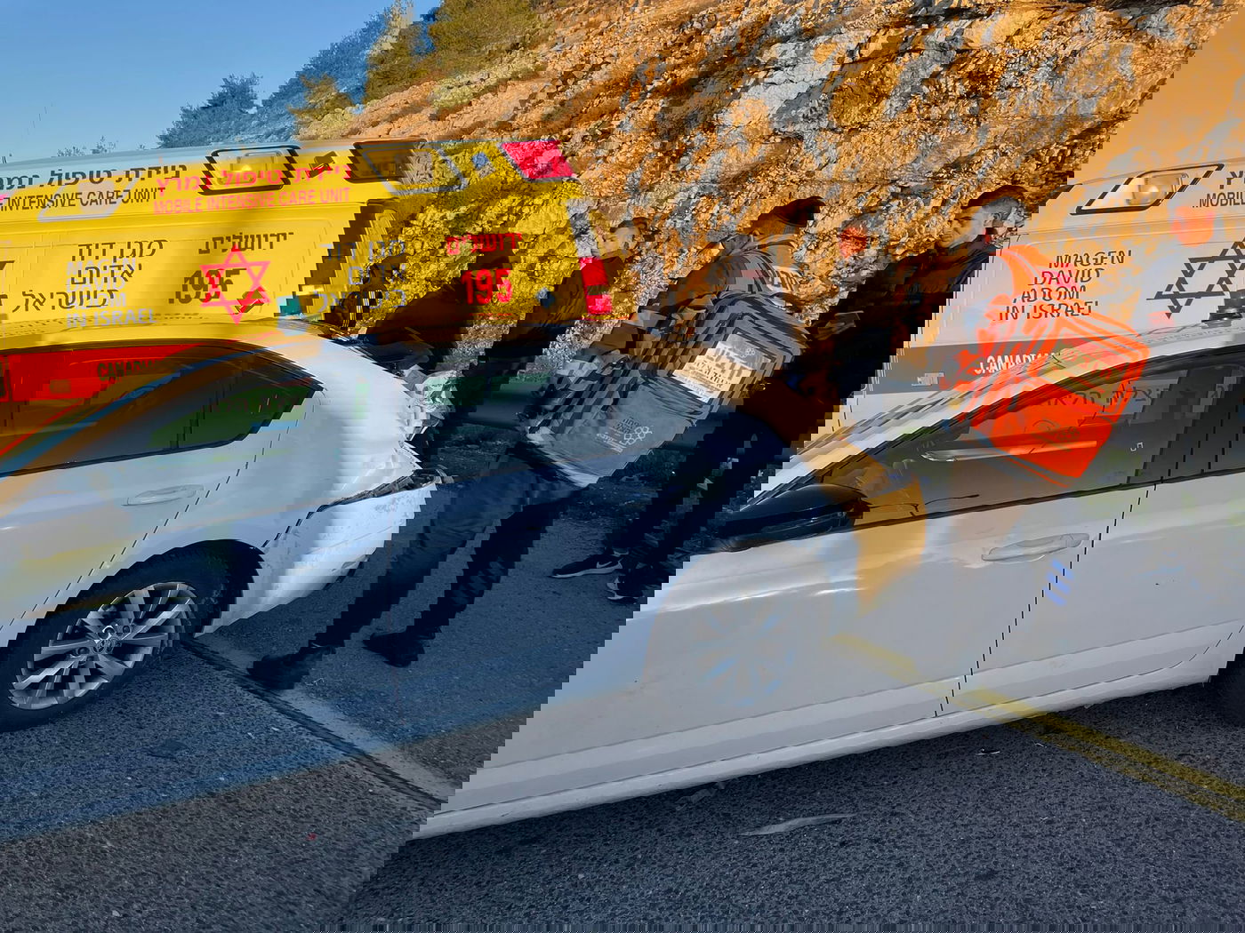 המרדף המשטרתי הסתיים בתאונת שרשרת