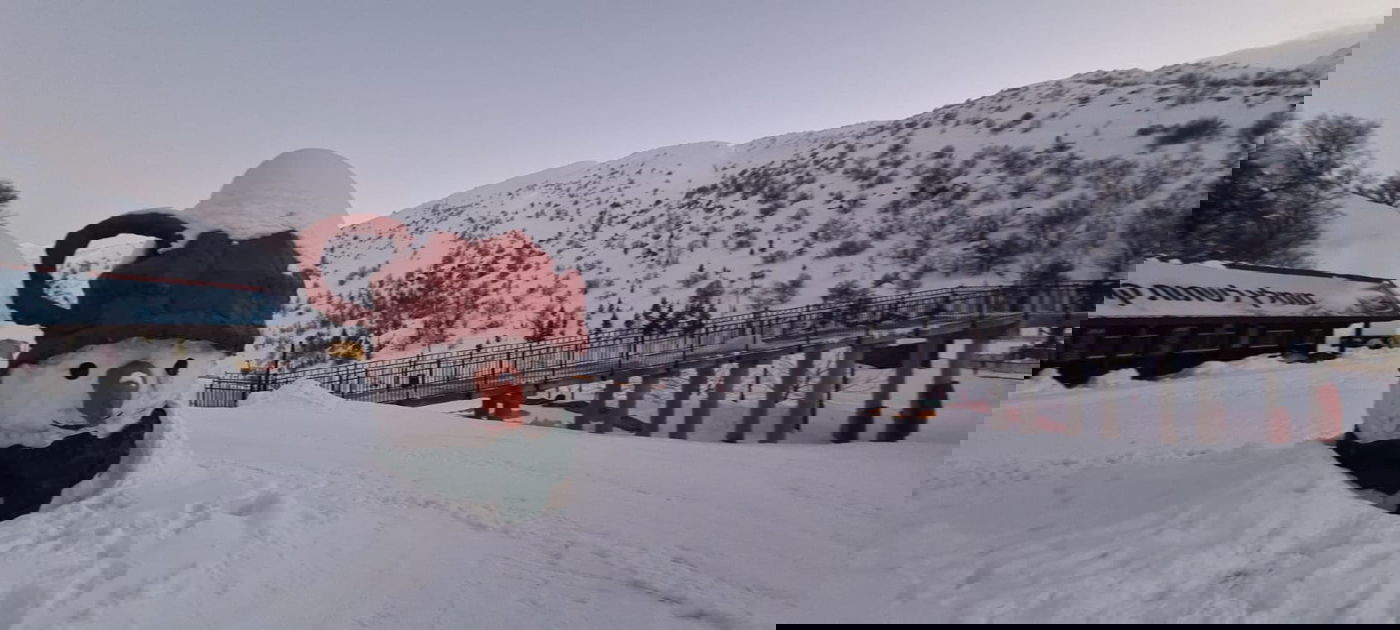 1.80 מטר שלג - בחרמון • תיעוד מרהיב