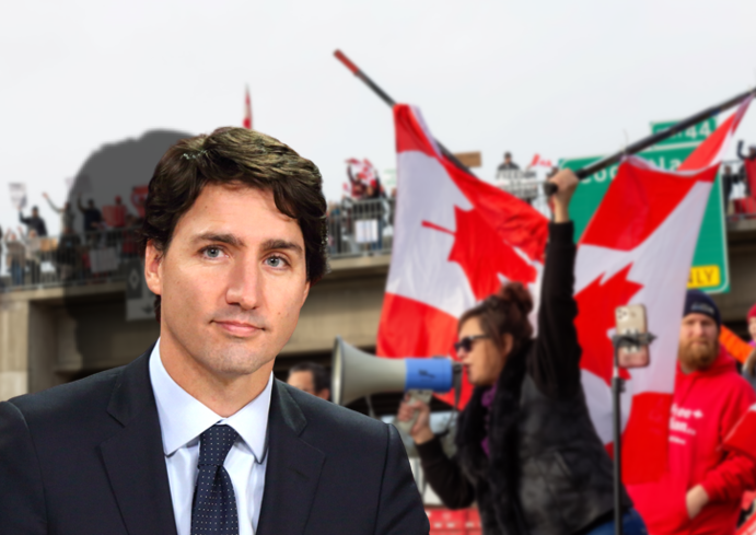 בצל הפגנות מתנגדי חיסונים, ר"מ קנדה נדבק בנגיף