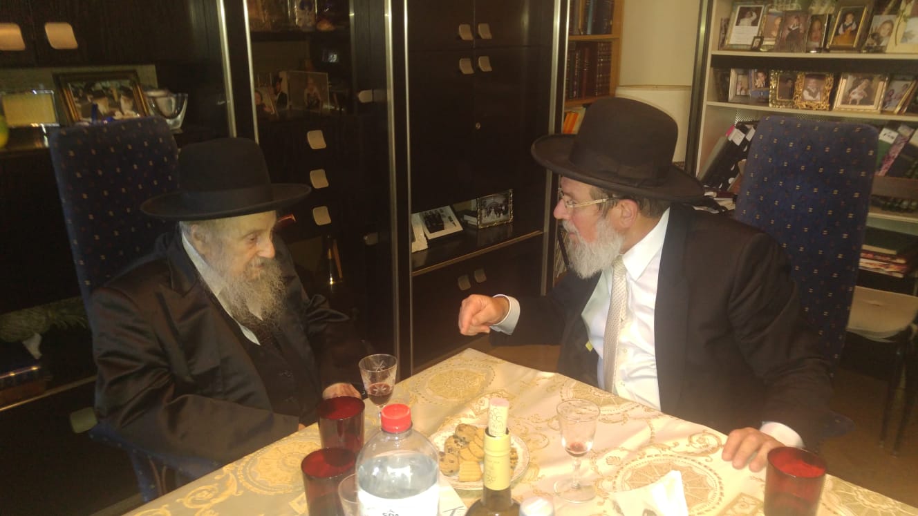 הגאון רבי קלמן בר שיבל"א עם הגרד"מ ליברמן זצ"ל