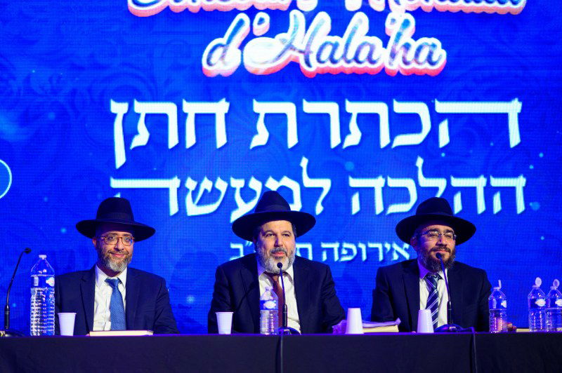 הרב שלמה קאהן הוכתר לחתן ההלכה באירופה