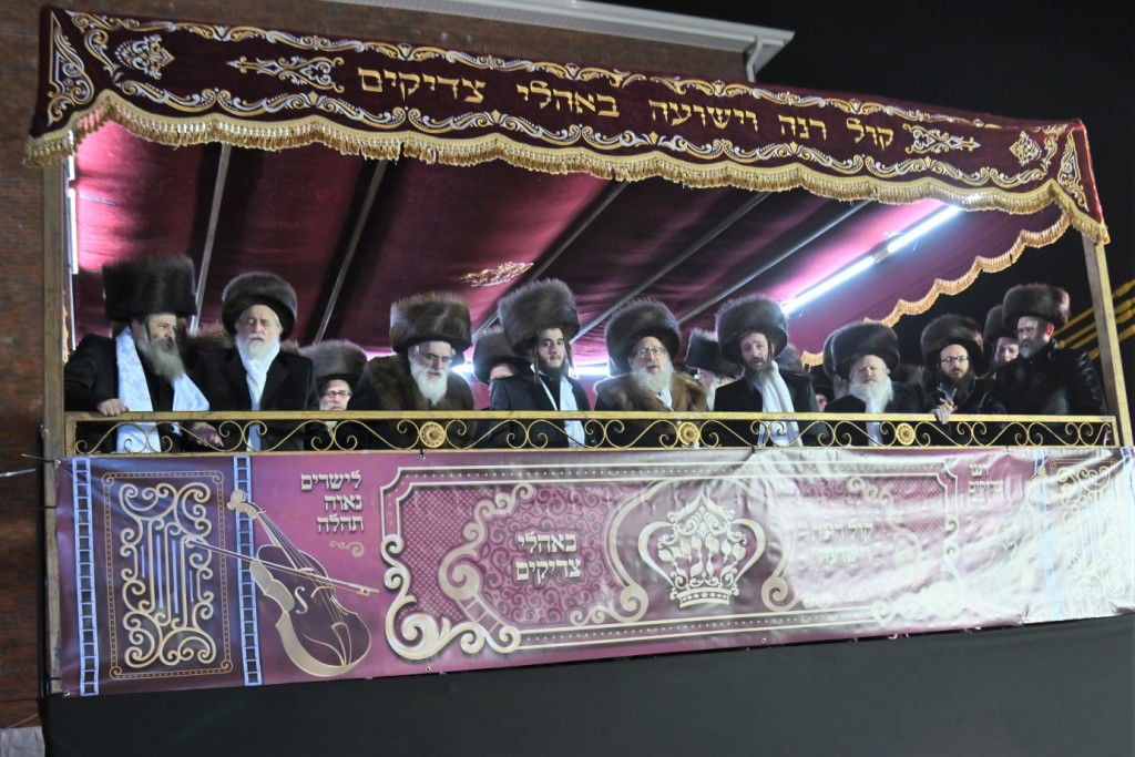 נכדת האדמו"ר מויז'ניץ נישאה בארה"ב • תיעוד