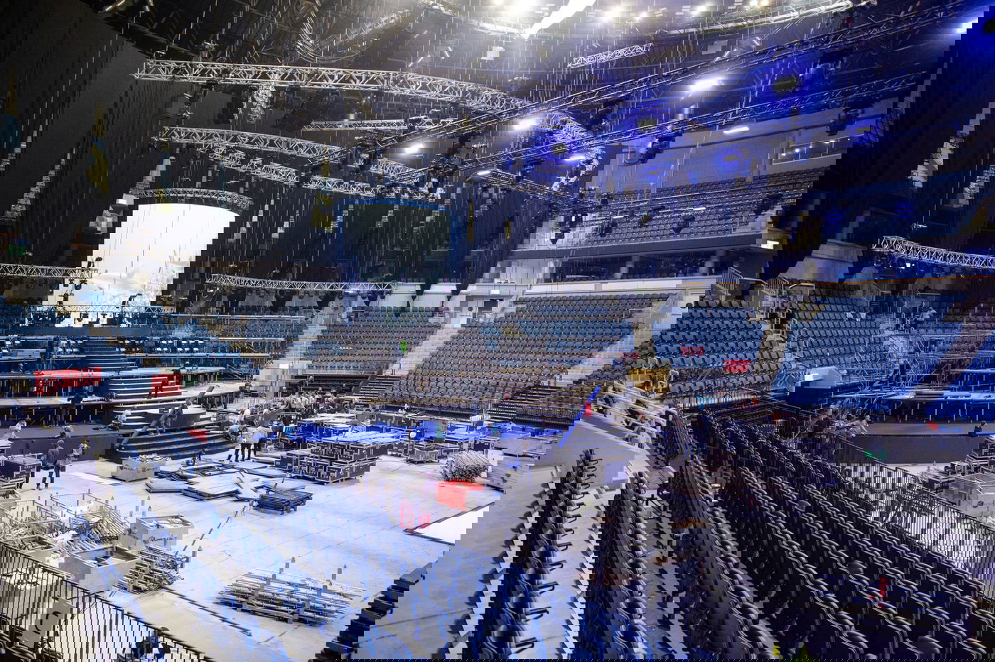 צפו בגלריה: ה'ארנה' מתכוננת לסיומי הענק