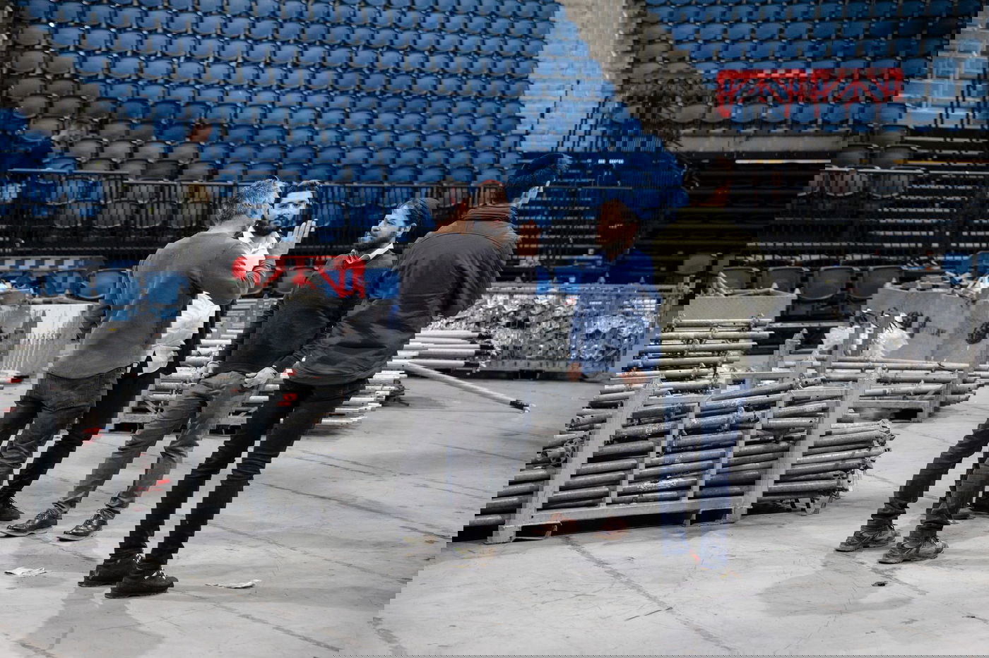 צפו בגלריה: ה'ארנה' מתכוננת לסיומי הענק