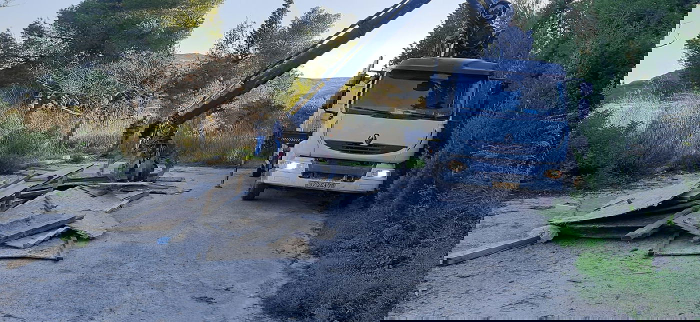 כוחות צבא ומשטרה הרסו מבנים בחומש