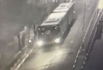 האוטובוס שנגרם באבנים בירושלים