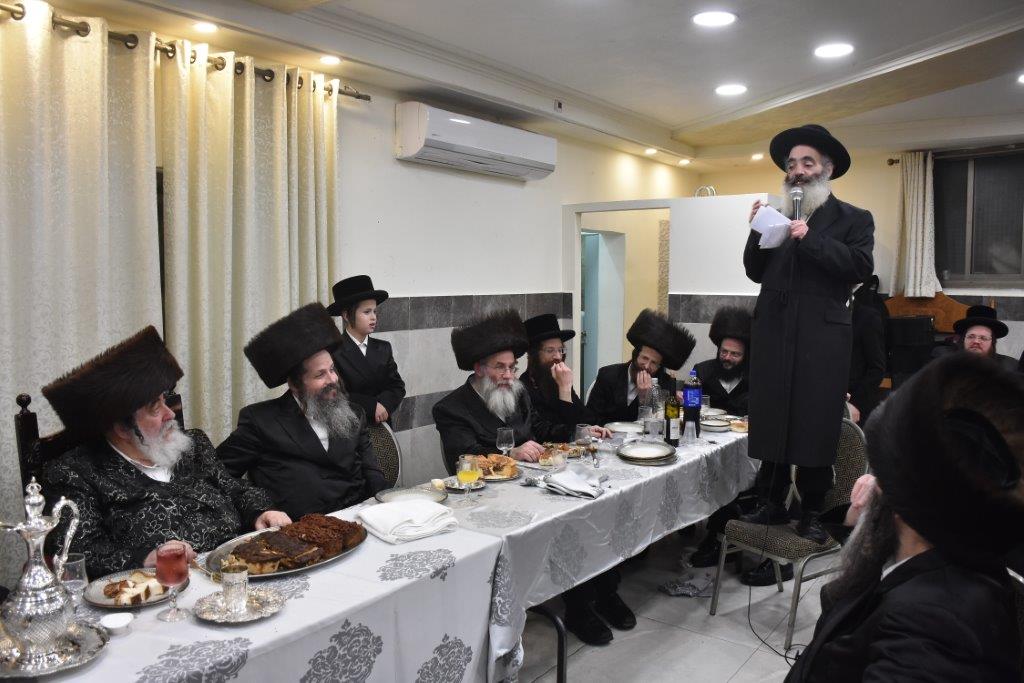 שמחת השבע ברכות לנכדת האדמו"ר מויז'ניץ