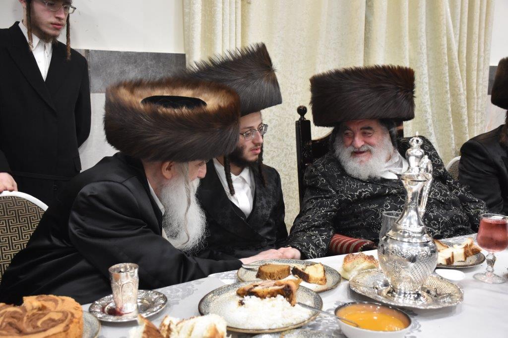 שמחת השבע ברכות לנכדת האדמו"ר מויז'ניץ