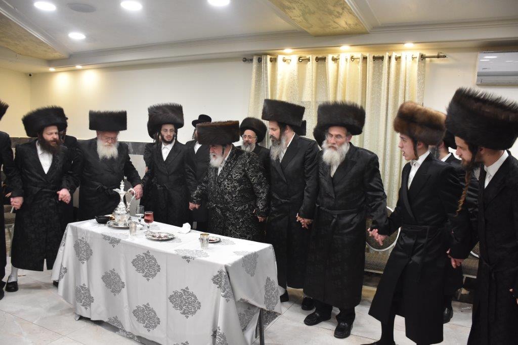 שמחת השבע ברכות לנכדת האדמו"ר מויז'ניץ