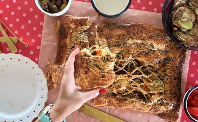 מעולה לאירוח ולא רק: מאפה בסגנון סביח