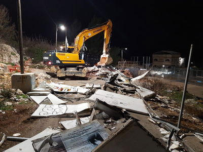 בניגוד להחלטת השופט - המשטרה הרסה את הגשר במירון