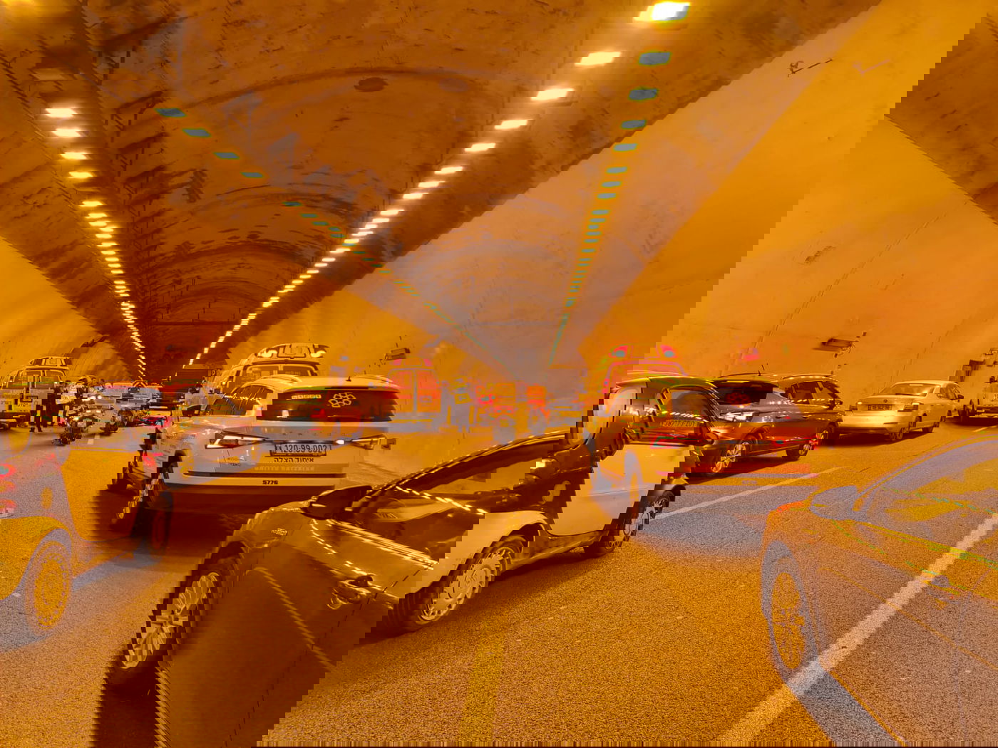 זירת התאונה