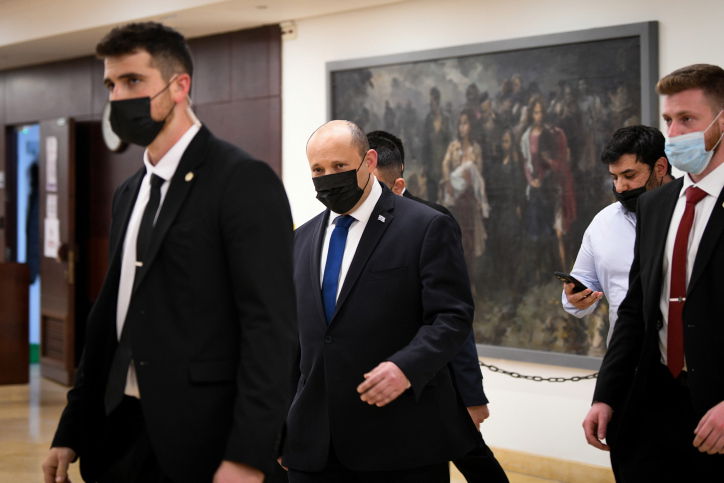 ראש הממשלה נפתלי בנט, ביום שני בכנסת