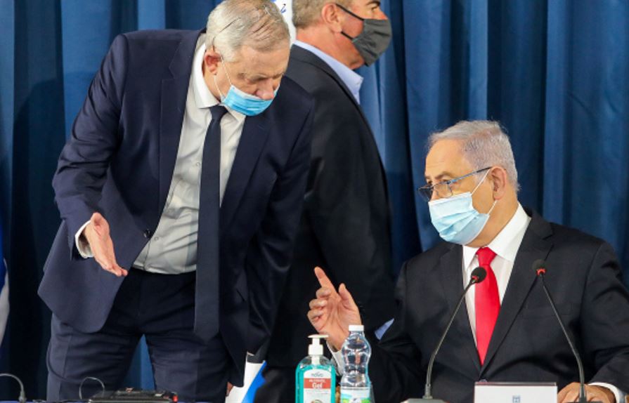 נתניהו וגנץ בימים אחרים