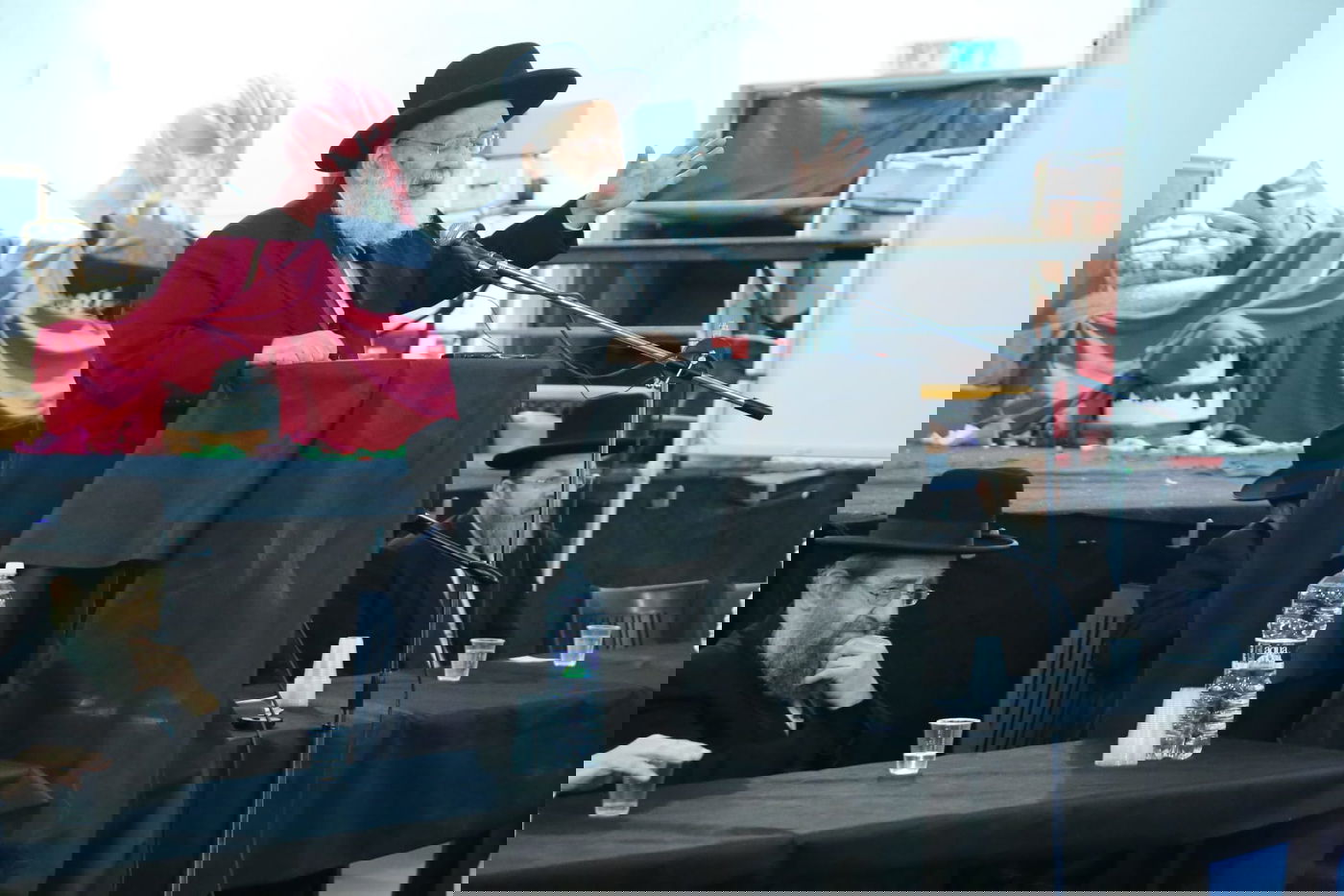 עצרת מספד לרבנית מלכה בן שמעון ע"ה