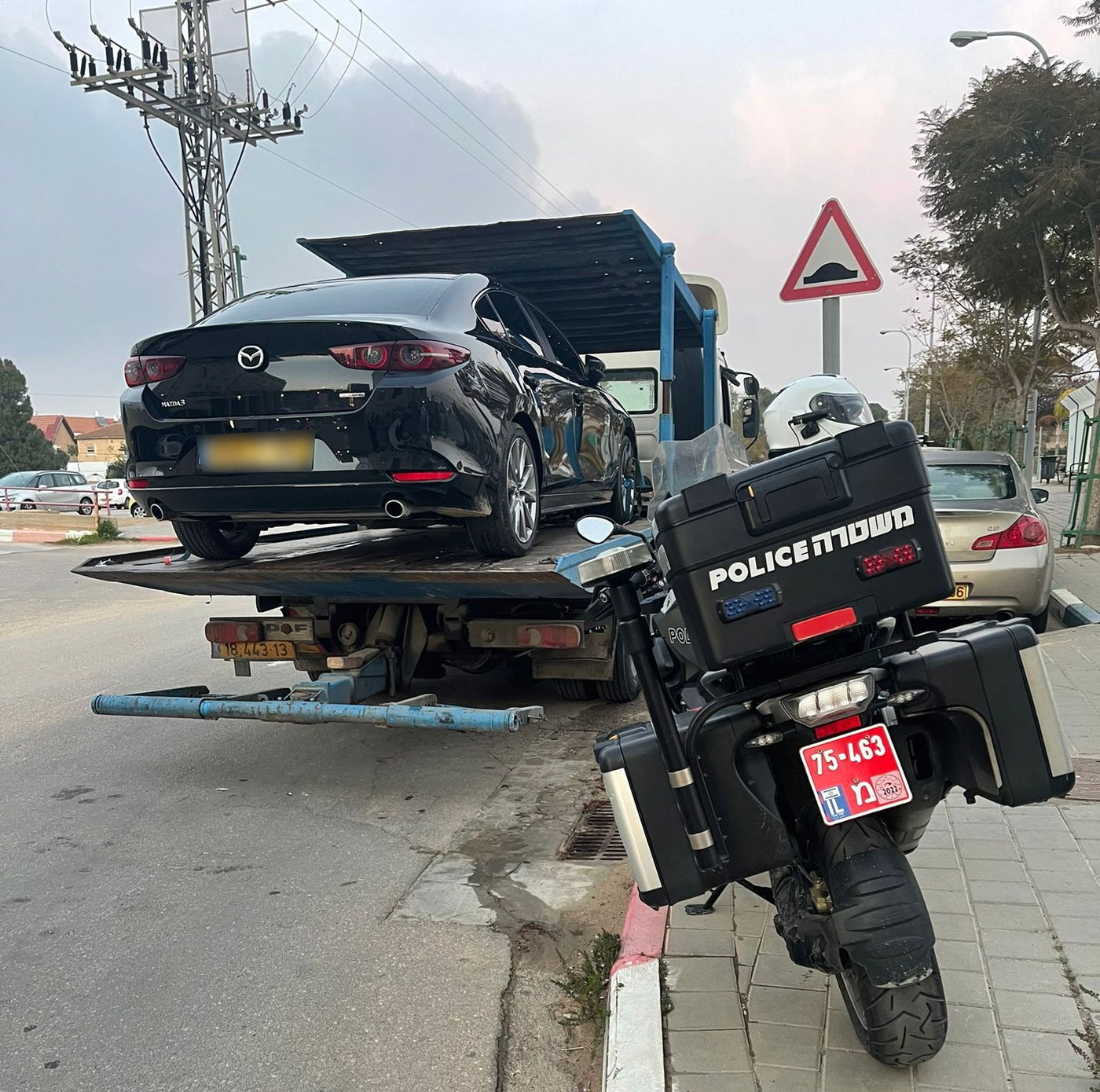 בדואי נהג ללא רישיון, נמלט נתפס ונעצר