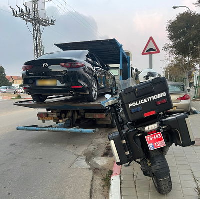 בדואי נהג ללא רישיון, נמלט נתפס ונעצר