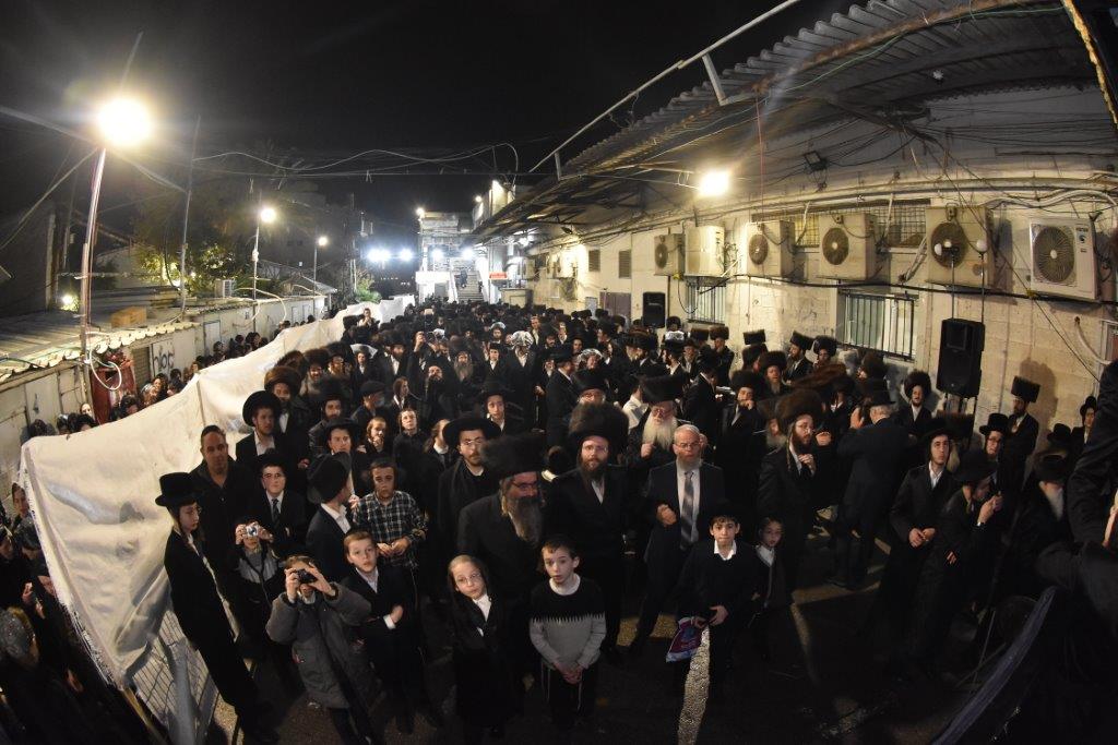 שמחת החתונה בחצרות וואסלוי - זוטשקא ירושלים