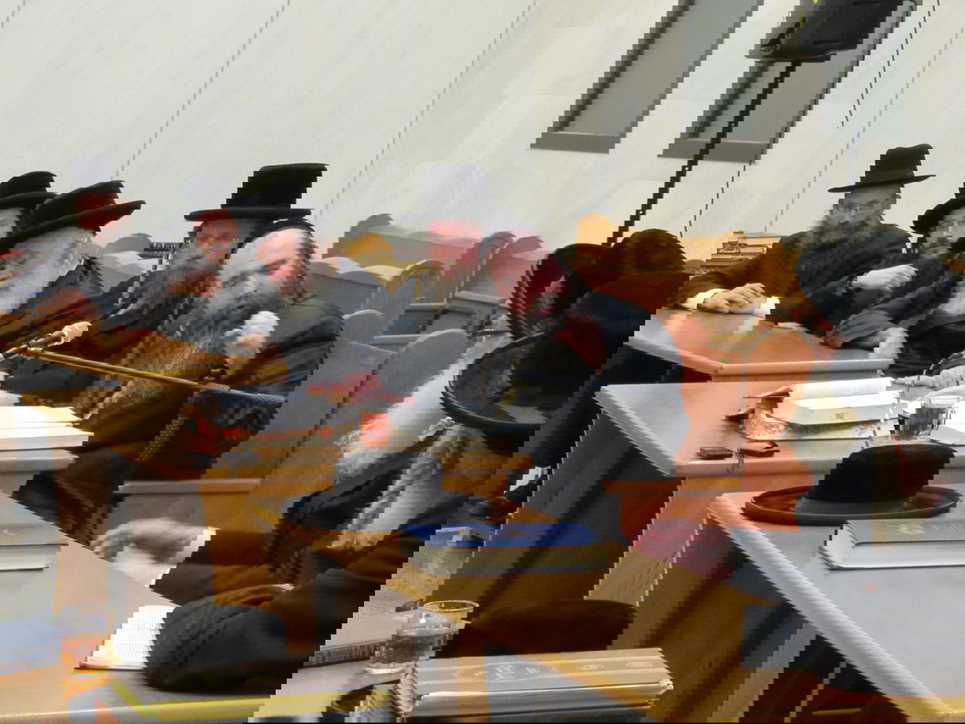 אב"ד צאנז בנתניה מסר שיעור בביתר עילית