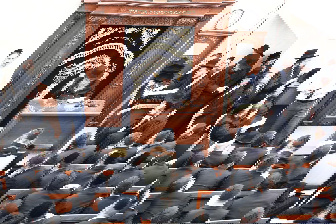 הגר"ד לנדו מסר שיעור בביהמ"ד של הגר"ש אלתר • תיעוד