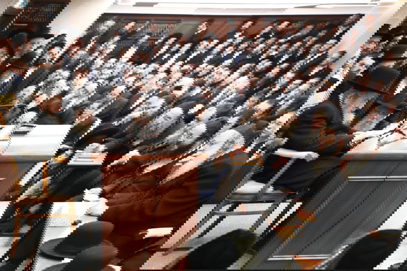 הגר"ד לנדו מסר שיעור בביהמ"ד של הגר"ש אלתר • תיעוד