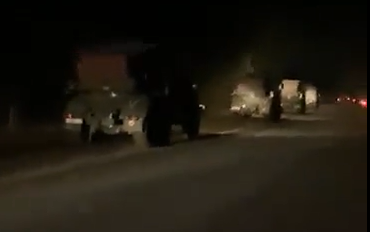 צפו: שיירה צבאית רוסית בדרכה לעיר קייב