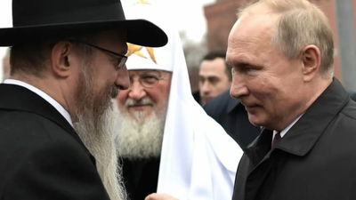 הרב בערל לאזאר עם פוטין