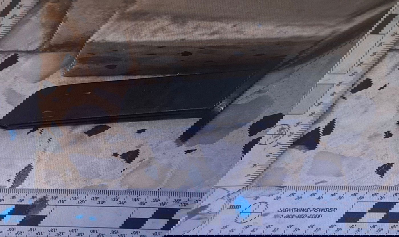 מחסנית "איירסופט" שנותרה בזירה