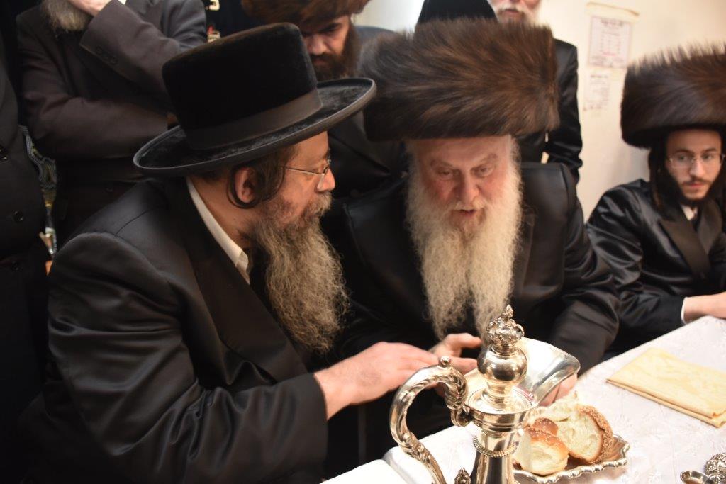 בחצר הקודש וואסלוי חגגו 'שבע ברכות' מרכזית לנכד הרבי