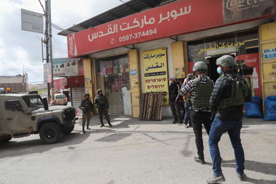 הזירה בה התבצע הפיגוע