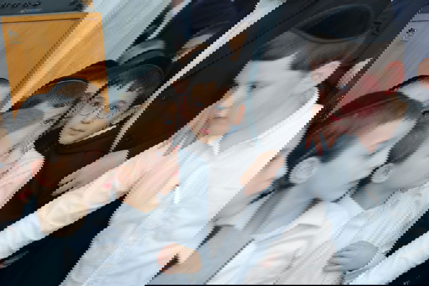 ילדי כיתה ג' נבחנו על הגמרא אצל הגר"ג אדלשטיין; צפו