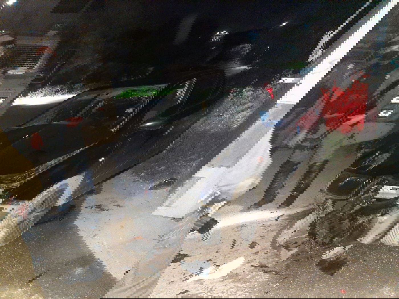 שני לוחמי מג"ב נפצעו קל כתוצאה מדריסה