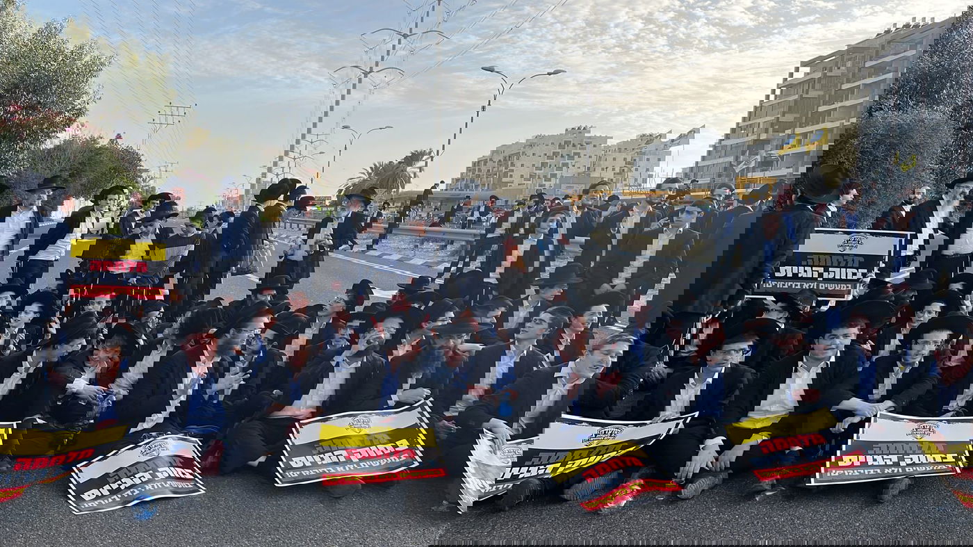 מפגיני "הפלג" חסמו את כביש גהה בכניסה לבני ברק