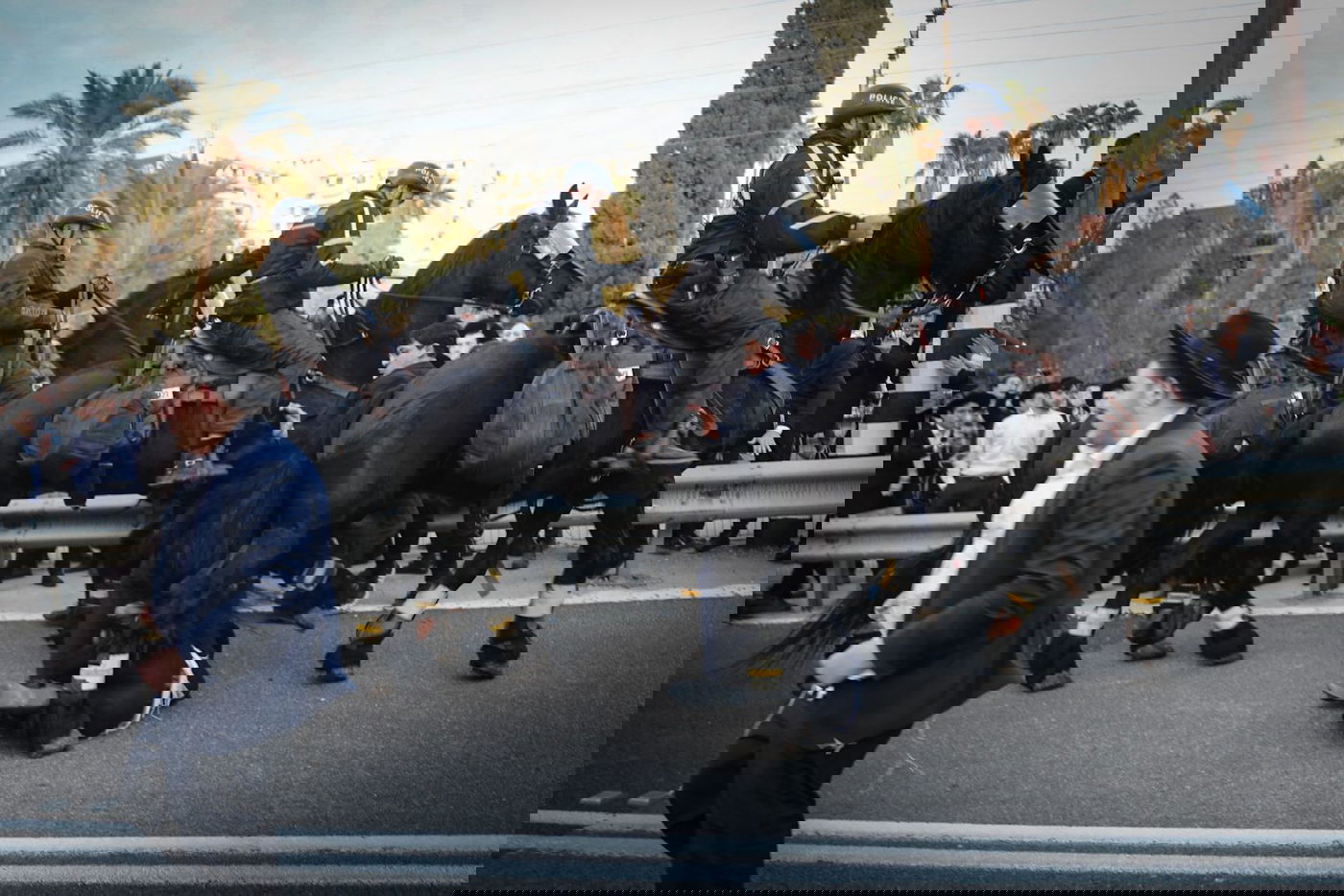 מפגיני "הפלג" חסמו את כביש גהה בכניסה לבני ברק