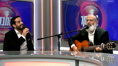 כוכב הזמר המזרחי-חסידי חוזר בריאיון וביצוע