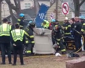 כוחות החילוץ בזירת התאונה