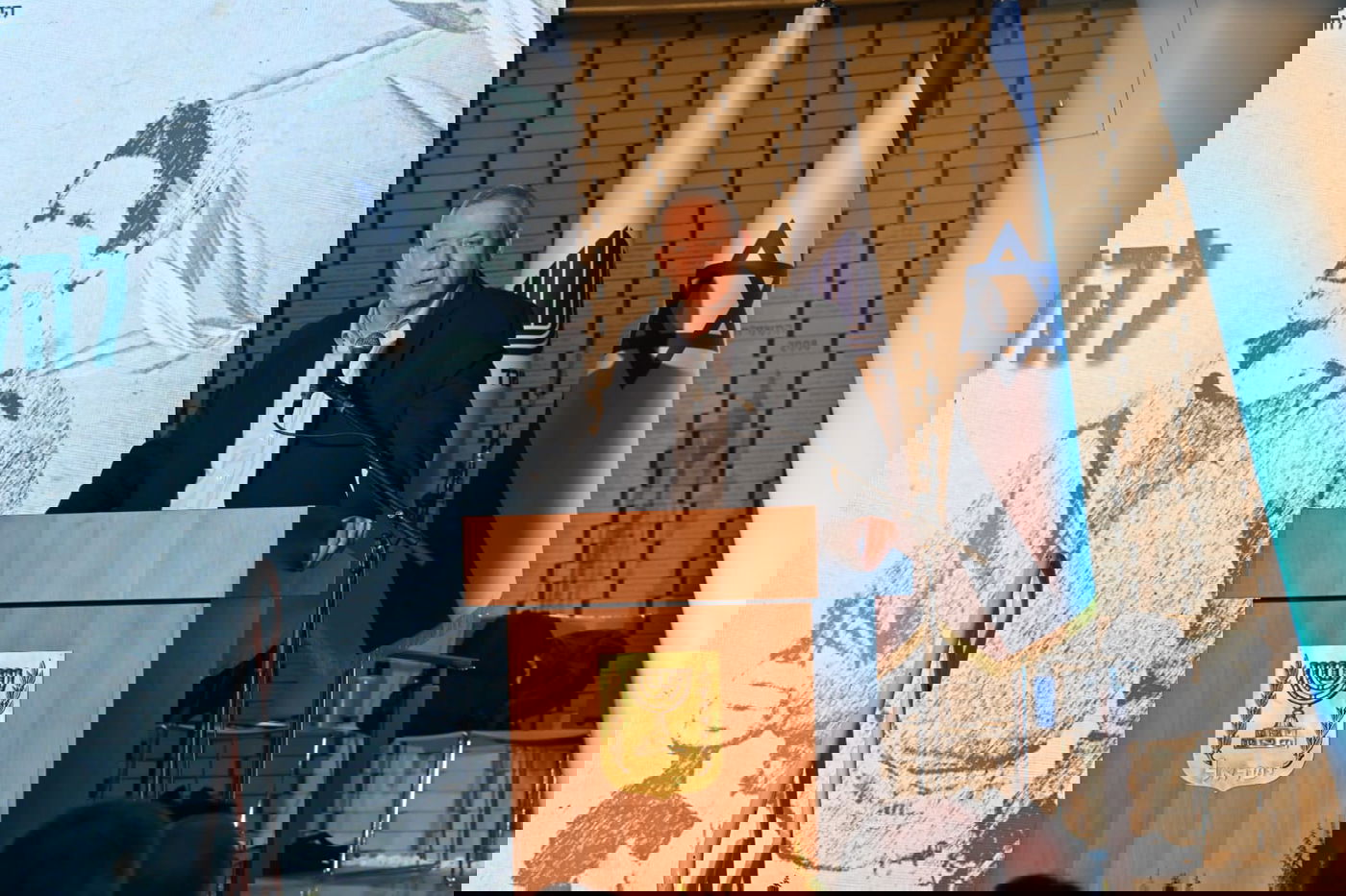 השר גנץ בנאומו