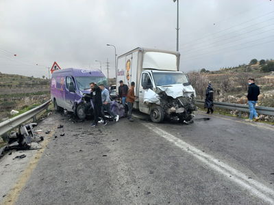 זירת התאונה