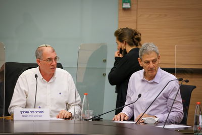 יו"ר ועדת הכנסת, ניר אורבך, ויו"ר ועדת החוץ והביטחון, רם בן ברק