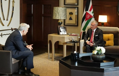 לקראת הרמדאן: יאיר לפיד נפגש עם המלך