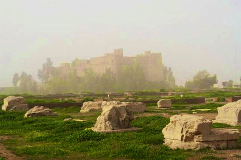 תיעוד: זה היה ארמון המלך אחשוורוש בפרס