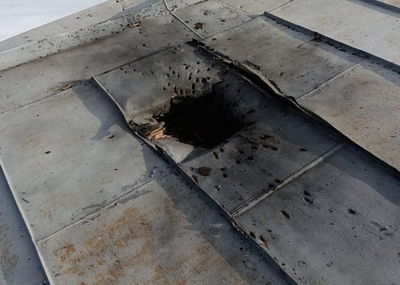 פגיעת הטיל בבניין הישיבה