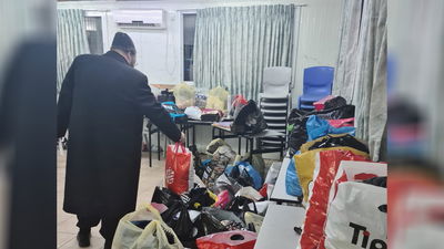 תיעוד: כך חסידי גור התגייסו למען הפליטים