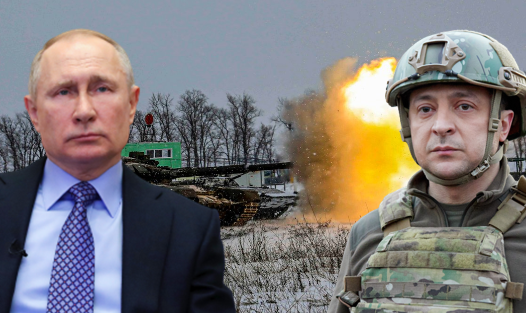 פוטין וזלנסקי
